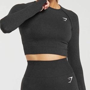 New/never worn gymshark vital seamless 2.0 long sleeve crop top